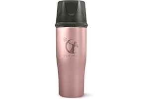 Ceres CHILL Demigoddess Mini Breastmilk Chiller & Warmer – 6–16oz Portable Breast Milk Cooler, Storage & Baby Bottle for Travel, Work or On-The-Go – Pump Compatible Container – Rose Gold