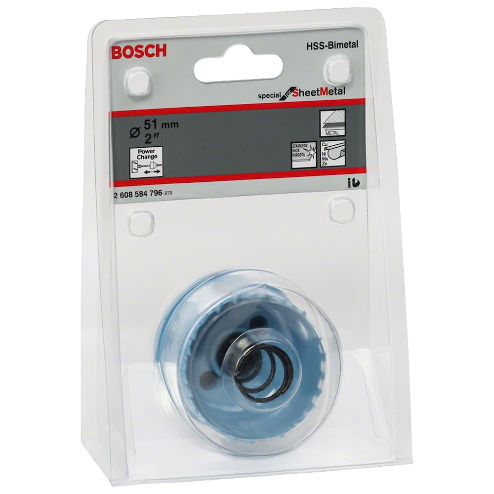 Bosch Professional Hole Saw Special for Sheet Metal (for Stainless and Steel Sheets, Ø 51 mm, Accessories for Drills) — image 1