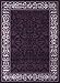 United Weavers Dallas Baroness Area Floor Rug - Plum, 5x8, Modern Indoor Area Rug with Bordered Pattern, Jute Backing