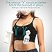Momcozy Hands-Free Pumping and Nursing Bra for Breast Pumps (M, Black)