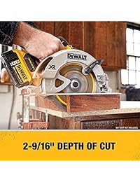 DEWALT 20V MAX 7-1 4 pulgadas Sierra circular inalámbrica con kit de freno (DCS570P1)