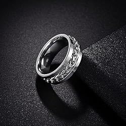 Udolfly Mens Fidget Rings Anxiety Rings for Men