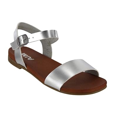 mia sandals silver