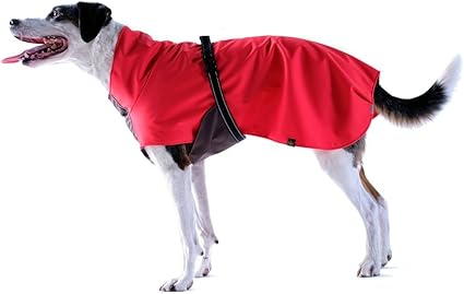 Red waterproof dog coat Clearance