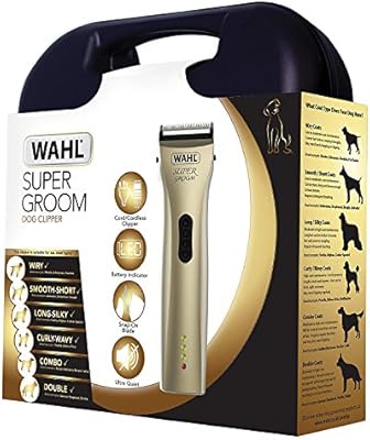 WAHL Super Groom Pet Clipper Bundle: Amazon.es: Productos para mascotas