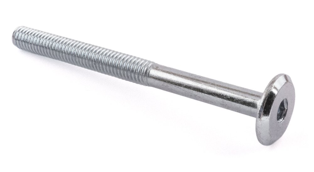 SD Products FCB6070ZP-50 Furniture Connector Bolts, Zinc, M6 x 70 mm, Set of 50 Pieces