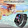 Kids Smart Watch Phone - IP67 Waterproof Smartwatch Boys Girls with Touch Screen 5 Games Camera Alarm SOS Call - Phone…