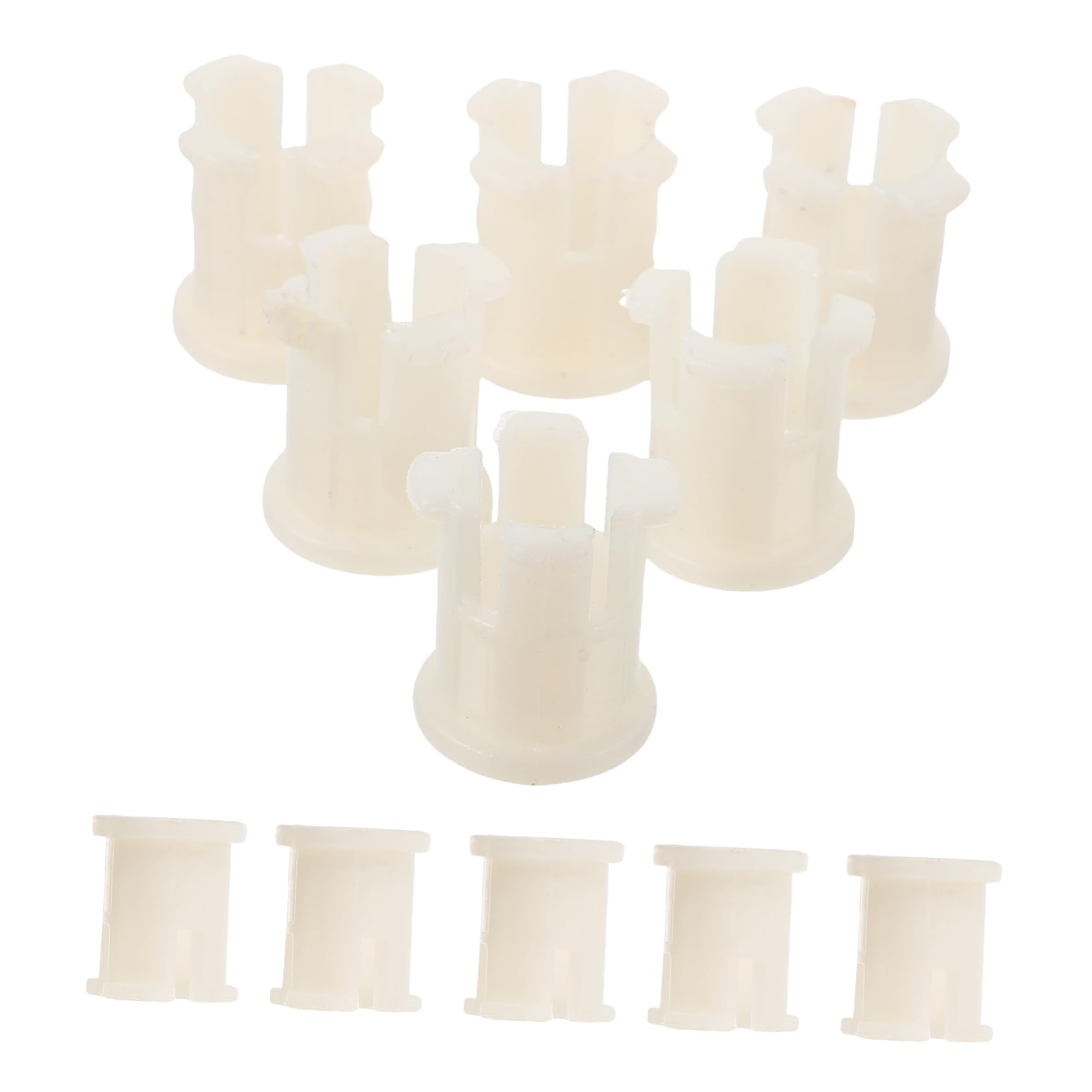 BCOATH 20pcs Small Caster Stem Sleeves for Chair Feet Plastic Wheel Socket Inserts with Fine Workmanship Wear-resistant Caster Socket for Office Chairs and Furniture