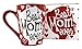 KINREX Best Mom Ever Mug – Valentines Day Gifts Mothers Day Gifts Coffee Cup for Women, Mother, Grandmother, Parent, Gift for Christmas, Birthday, Thanksgiving, Red, 12 oz. Novelty Tea Cups
