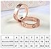 Luxury Shine Celebrity Love Rose Gold-Plated Band Ring for Women (8)