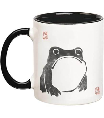 Amazon.com: Burton Frog Coffee Mug with Gift Box, Green Porcelain Ceramic  Cup with Large Handle, 10 oz Capacity : Home & Kitchen