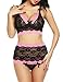 Avidlove Women's 2 Pieces Lingerie Set Babydoll High Waisted Panty Thong For Honeymoon