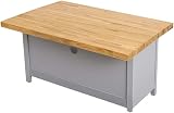 Panana Solid Oak Kitchen Worktop 50x45x0.3cm Unoiled Breakfast Bar view 7