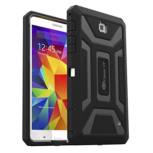 GearIt Samsung Galaxy Tab S 8.4 Case, SHOXX PC/TPU Silicone Hybrid Rugged Hard Shell Cover Tablet Case for Galaxy Tab S 8.4