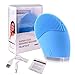 Silicone Face Cleanser and Massager Brush, Quimat New Sonic Waterproof Rechargeable Facial Cleansing System for Face Cleaning and Polishing