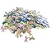 JPACO Unicorn Confetti (50 grams, 1,500 PCS) Rainbow Iridescent Pastel Confetti for Birthdays, Surprise Party, Unicorn Party Supplies, and Decorations