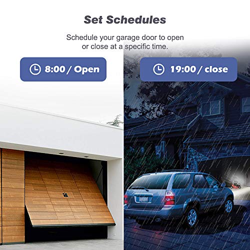 AGSHOME Smart Garage Door Opener Remote (2nd Gen), Universal WiFi