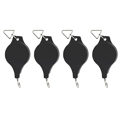 Amazon Com Ounona 4pcs Plant Pulley Retractable Hanging Flower