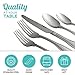 Jaf Gifts 65 Piece Silver Flatware Set - Stainless Steel Cutlery Service For 12 With Soup Spoon, Teaspoon, Dinner Knife, Dinner And Salad Fork Plus Serving Utensils - Hammered Design