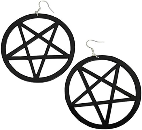 bismarckbeer Punk Women Dangle Earrings, Dance Club Party Drop Earrings Hoops