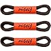 Miscly 3 Pairs Round Oxford Shoelaces for Dress Shoes 3/32″ Thin (36″, Dark Brown)