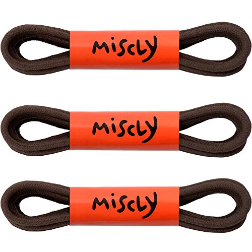 image for Thin Round Dress Shoelaces [3 Pairs] 3/32