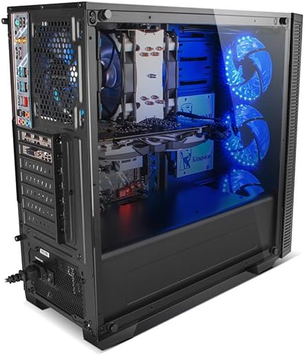Nox Hummer TG RGB - NXHUMMERTGRGB - Caja PC, RGB, Color Negro: Nox: Amazon.es: Informática