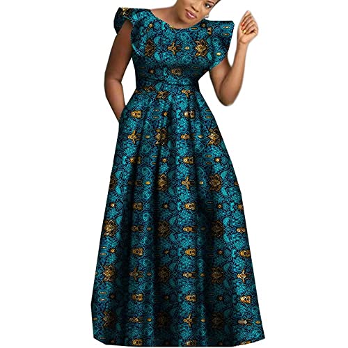 African Traditional Dresses for Women Plus Size Dashiki Print