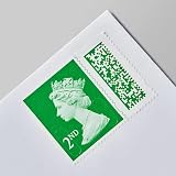 Royal Mail 50 x 2nd Class Stamp Sheet Barcoded view 2