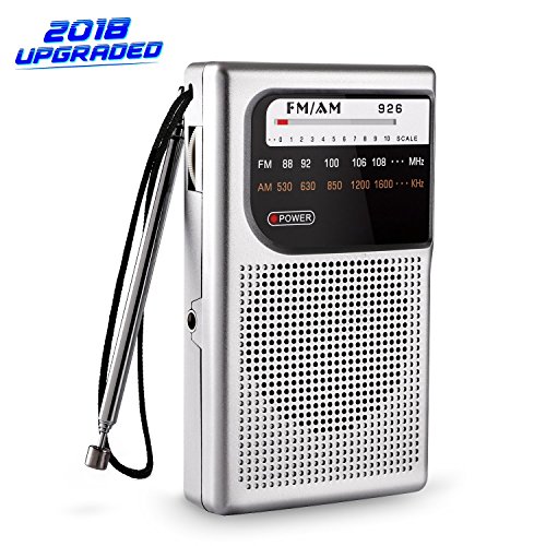 AM FM Pocket Radio, AM FM mini Radio Portable with Superior Reception and Clear Sound, Battery Operated Pocket Radio with 3.5mm Headphone Jack