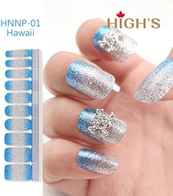 High S Nail Wraps Decals Art Transfer Sticker Manicure Diy Full