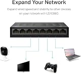 TP-Link LiteWave 8 Port Gigabit Switch LS1008G Desktop Plug and Play view 5