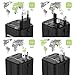Universal Travel Adapter, TESSAN International Power Plug Adapter with 3 USB Charging Ports, All-in-one European Adapter, Worldwide AC Outlet Wall Charger US To Europe UK AU Asia Over 150 Countries