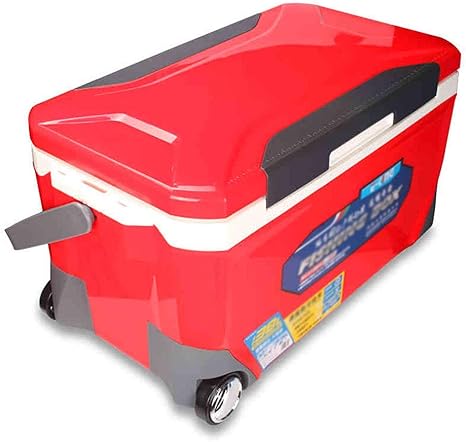 Amazon Co Jp タックルボックス 釣りボックス 釣り車輪付き釣りボックス 多目的釣りボックス 釣りタックルボックス 容量38リットル ギフト 色 レッド サイズ cm ホーム キッチン