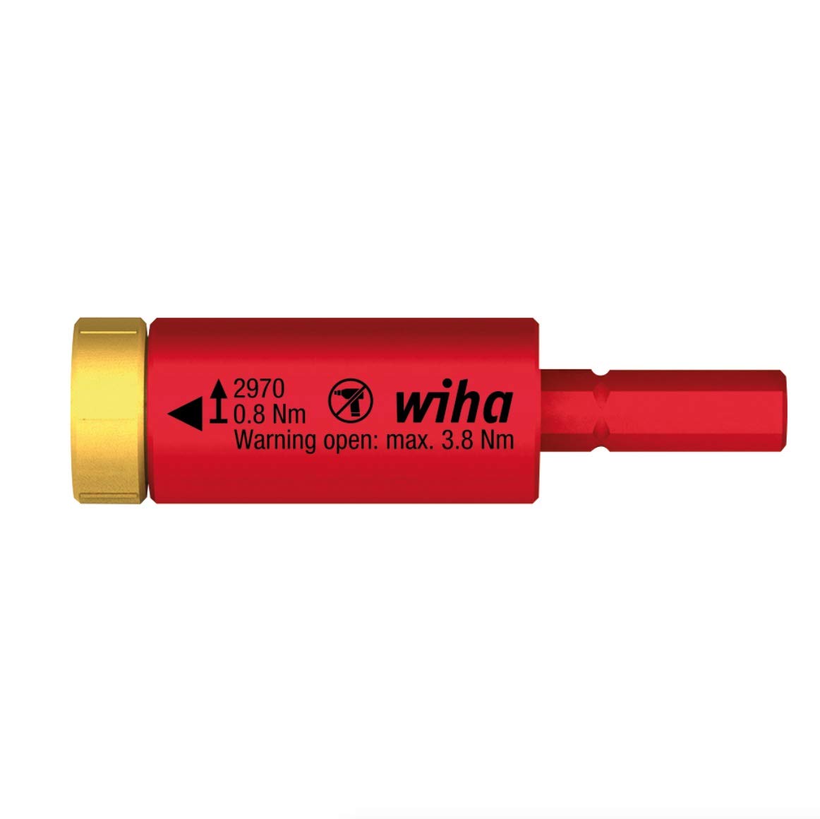 Wiha easyTorque Adapter Electric 0,8 Nm, Red, (29701080)