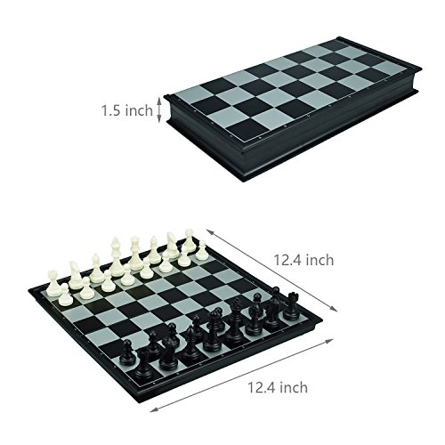 UWANTME 3-in-1 Game Set - Chess Checker and Backgammon