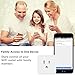Smart Plug, Wifi Smart plug Works with Alexa Echo Google Home and IFTTT, No Hub Required, White (2 Pack)