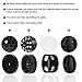 DCOU New Design Premium Herb Grinder 2.2 Inches 4 Piece Spice Grinder with Pollen Catcher Durable Zinc Alloy Herb Grinder Spice Grinder (Black)