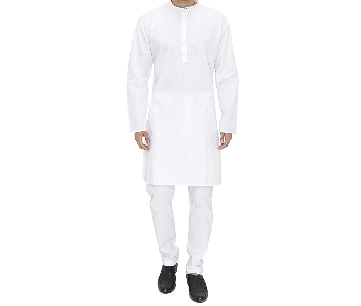 Buy Pure white cotton kurta pajama set for kids/Men (22) at Amazon.in