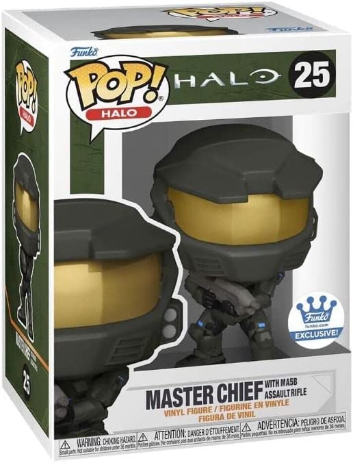 Funko POP! Halo | Master Chief – 25 | 20th Anniversary Exclusive Protector and Box Include
