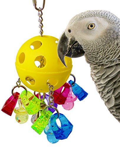 Bonka Bird Toys 1938 Paci-Pull Bird Toy parrot cage toys cages african grey conure