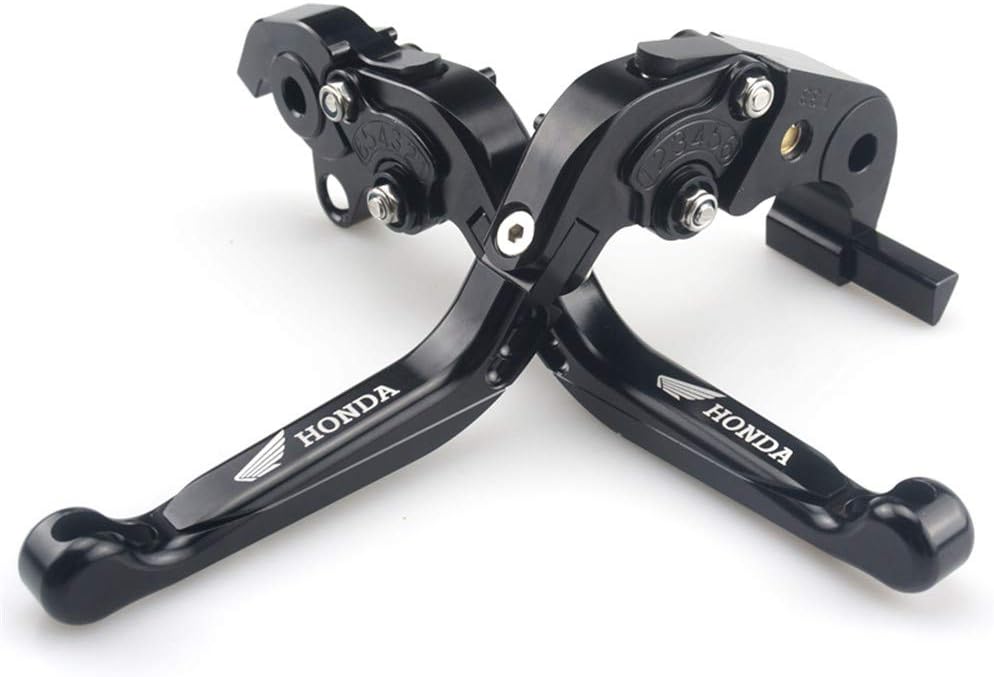CNC Extendable Foldable Motorcycle Adjustment Pivot Short Levers Brake Clutch Compatible with CBR300R CB300F/FA 2014-2019 CBR400R 2013-2019 CBR500R CB500F/X 2013-2019 GROM MSX125 2014-2019