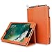 Snugg iPad Mini & Mini 2 Case - Smart Cover with Flip Stand & Lifetime Guarantee (Orange Leather) for Apple iPad Mini & Mini 2 with Retina