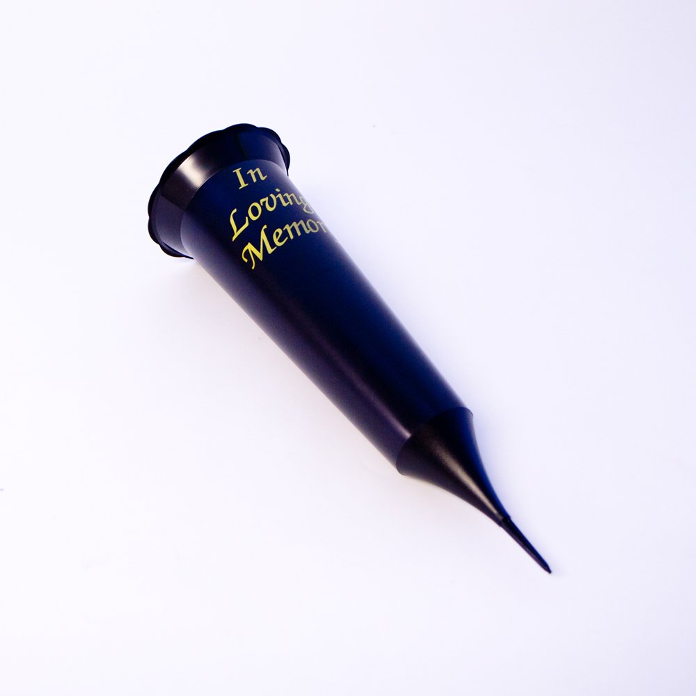 In Loving Memory Grave Vase with Ground Spike