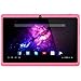 Alldaymall 7'' Tablet - Android 4.4, Quad Core, HD 1024x600, Dual Camera, Bluetooth, Wi-Fi, 8GB, 3D Game Supported - Pink