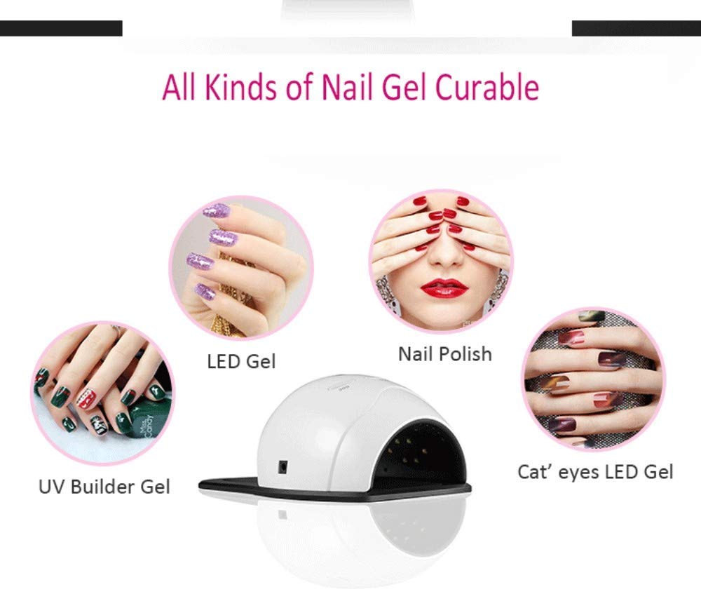 年春の ネイルドライヤーレインボー4 B07tmgp8j6 Ledランプ30ピースledネイルドライヤー付き時間ディスプレイセンサー制御 マニキュアネイルアートランプ 48ワットuv 硬化用uvライト Www Politehnicaiasi Ro