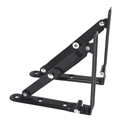 Shelf bracket Estante metálico Estante Plegable trípode montado en ...
