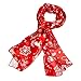 Purple Box Jewelry Christmas Scarf (Holiday Shapes Red)