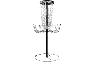 MVP Disc Sports Black Hole Precision 12-Chain Portable Disc Golf Basket Target