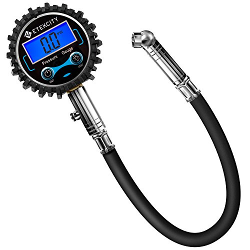 Etekcity Digital Tire Pressure Gauge, Heavy Duty 230 PSI Measure Accuracy 0.1 Display Resolution for Bike, Truck, Car